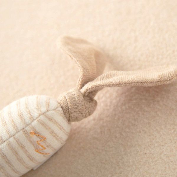 オーガニックコットン ベビー【どうぶつ村】パイルのにぎにぎ