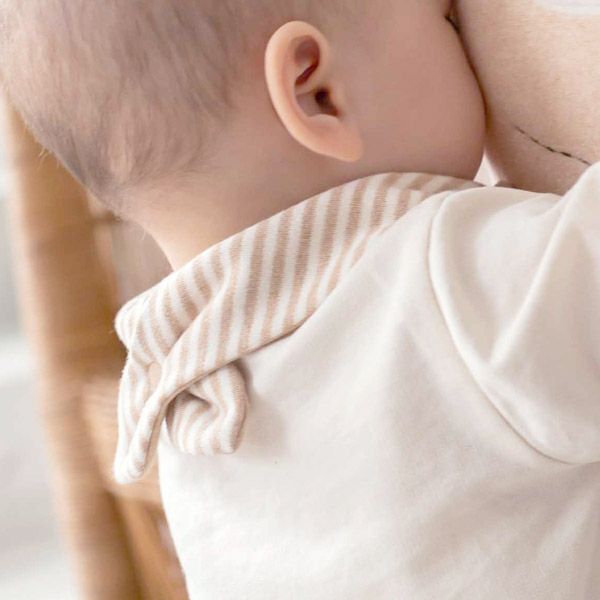 オーガニックコットン ベビー【どうぶつ村】三角スタイ