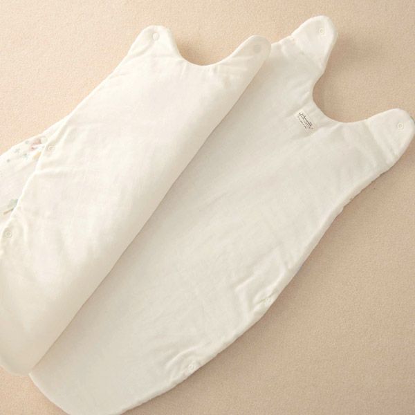 オーガニックコットン ベビー【夢みる森】ダブルガーゼのロングスリーパー 60-90