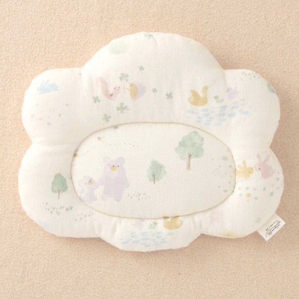 オーガニックコットン ベビー【夢みる森】ダブルガーゼのまくら 21×25
