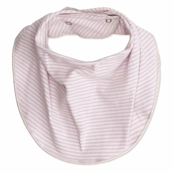 オーガニックコットン ベビーシンプルビブ Stripe