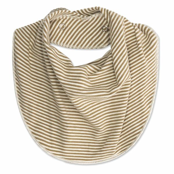 オーガニックコットン ベビーシンプルビブ Stripe