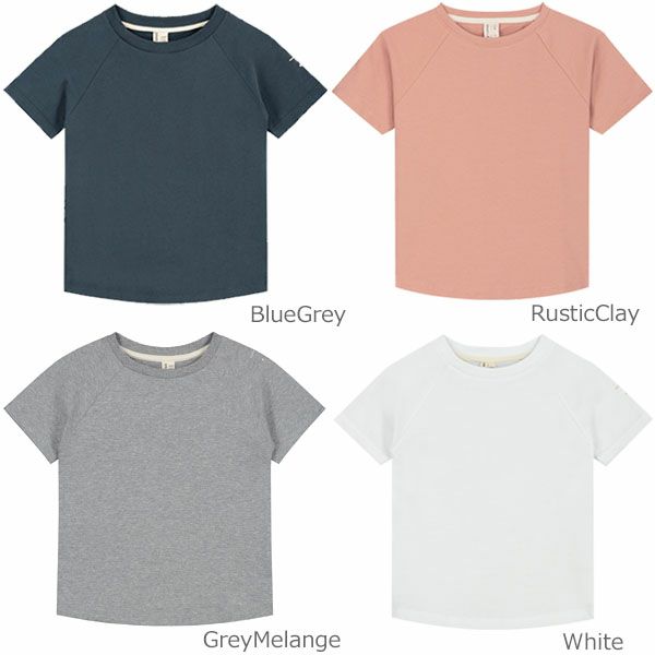 オーガニックコットン キッズ クルーネックTシャツ(半袖)