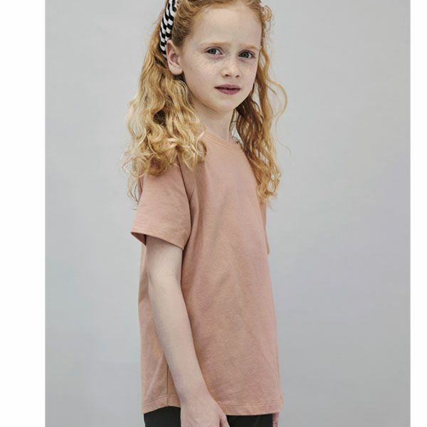 オーガニックコットン キッズ クルーネックTシャツ(半袖)