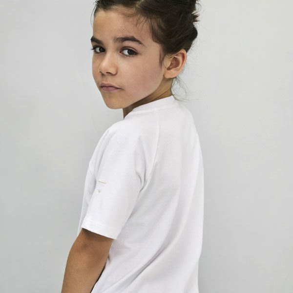 オーガニックコットン キッズ クルーネックTシャツ(半袖)