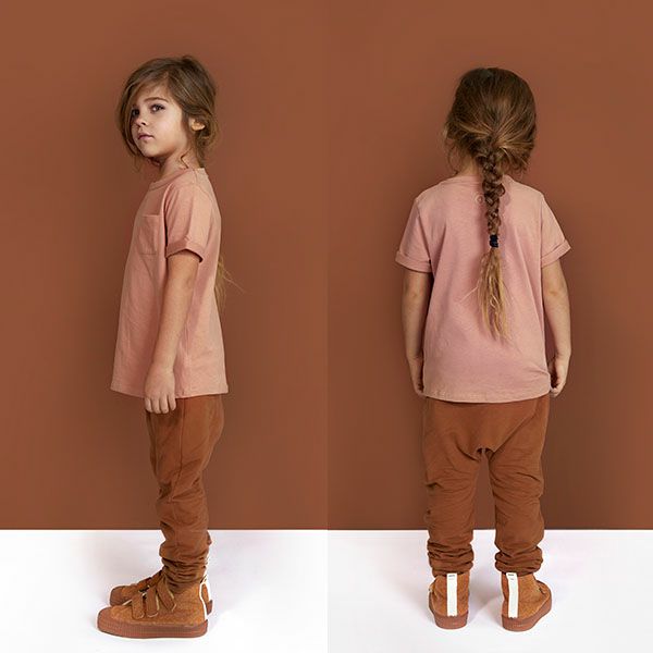 オーガニックコットン キッズポケット付きＴシャツ（半袖）