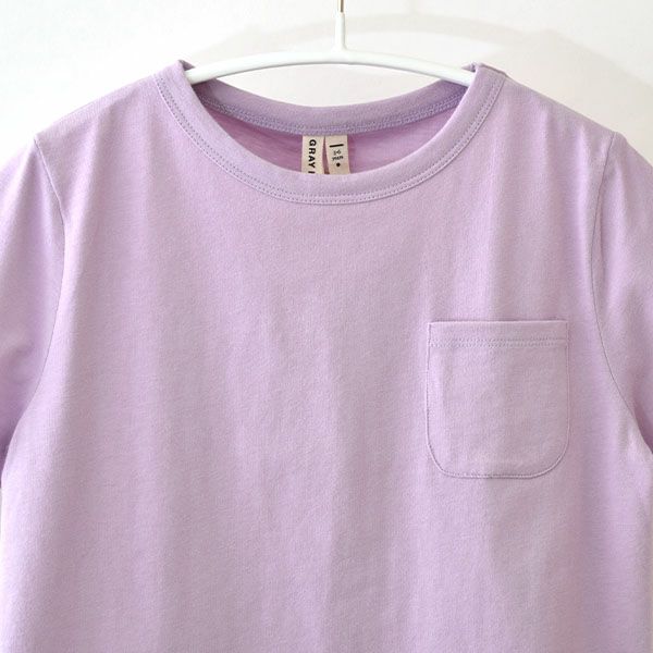 オーガニックコットン キッズポケット付きＴシャツ（半袖）