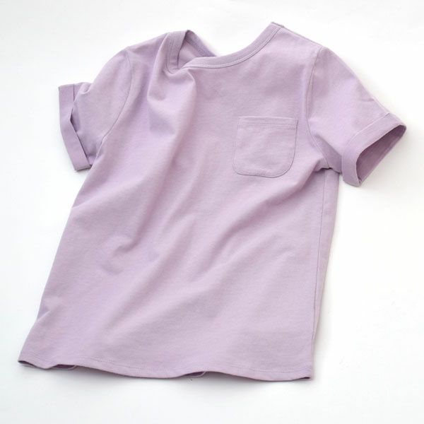 オーガニックコットン キッズポケット付きＴシャツ（半袖）