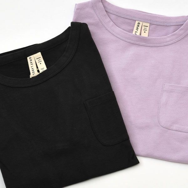 オーガニックコットン キッズポケット付きＴシャツ（半袖）