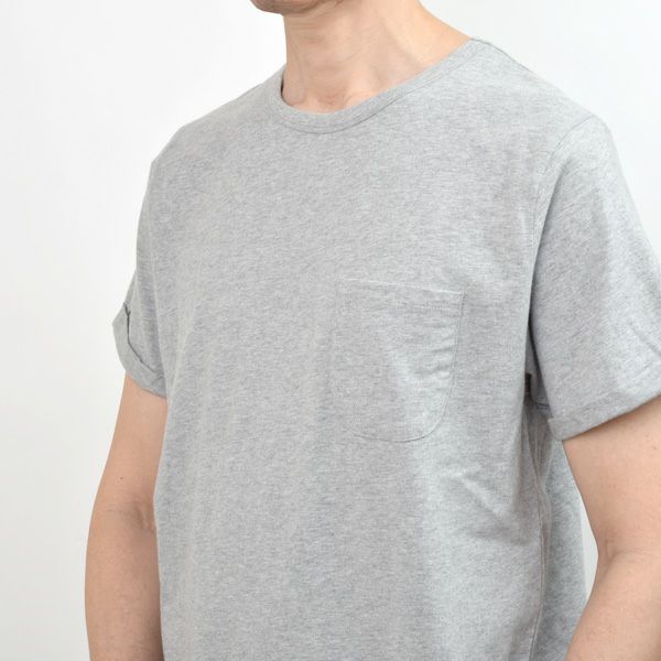 オーガニックコットン メンズポケット付きＴシャツ（半袖）