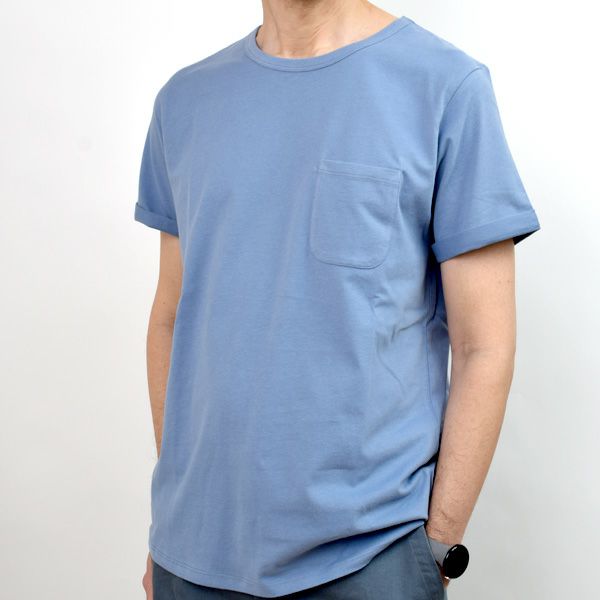 オーガニックコットン メンズポケット付きＴシャツ（半袖）