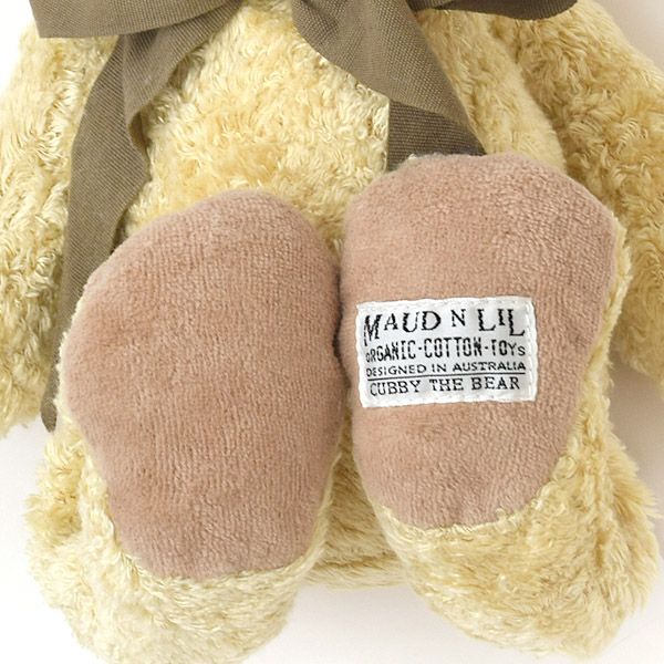 オーガニックコットン＆バンブー Fluffy CUBBY(くま）ハニー