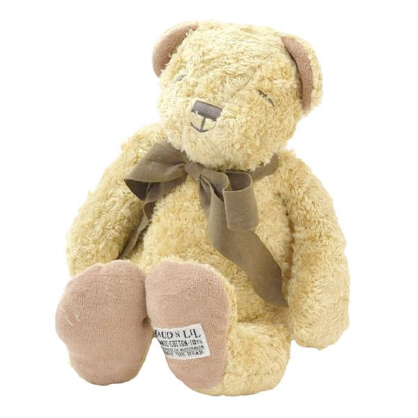 オーガニックコットン＆バンブー Fluffy CUBBY(くま）ハニー