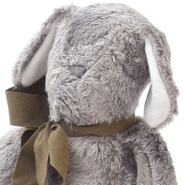 オーガニックコットン＆バンブー Fluffy PAWS(いぬ)グレー×ホワイト