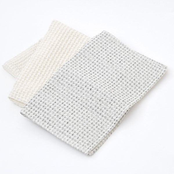 オーガニックコットン＆リネン ワッフルクロス