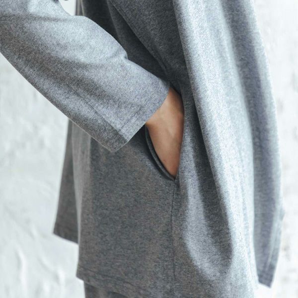 オーガニックコットン ロングカーディガン