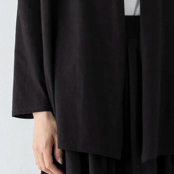 オーガニックコットン ロングカーディガン