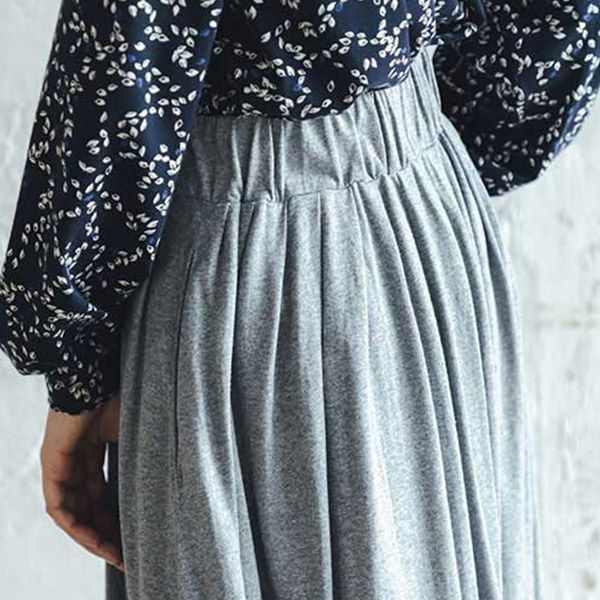 オーガニックコットン リラックスタックスカート