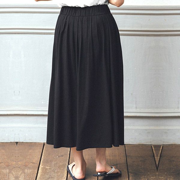 オーガニックコットン リラックスタックスカート