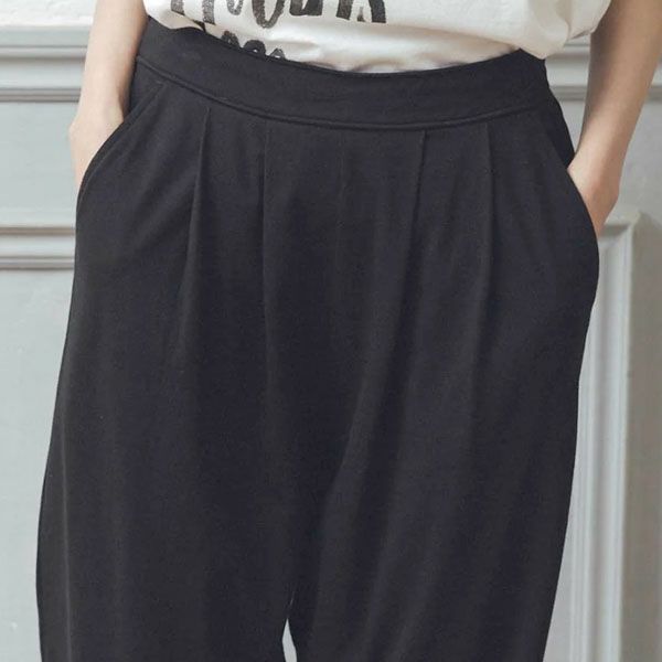 オーガニックコットン リラックスサルエルパンツ