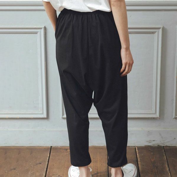 オーガニックコットン リラックスサルエルパンツ