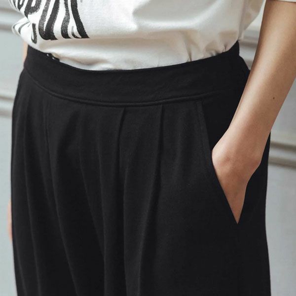 オーガニックコットン リラックスサルエルパンツ