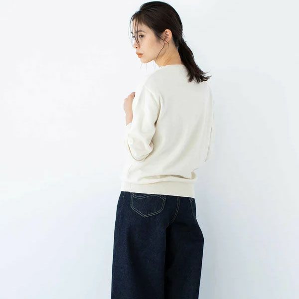 オーガニックコットン ニットベーシックカーディガン(長袖)