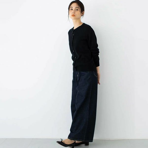 オーガニックコットン ニットベーシックカーディガン(長袖)