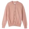 オーガニックコットン ニットベーシックカーディガン(長袖)