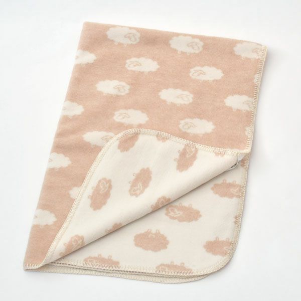 オーガニックコットン ふわふわひつじ柄クォーターケット