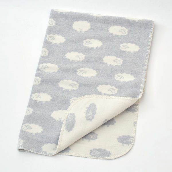 オーガニックコットン ふわふわひつじ柄クォーターケット