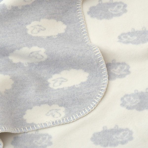 オーガニックコットン ふわふわひつじ柄クォーターケット