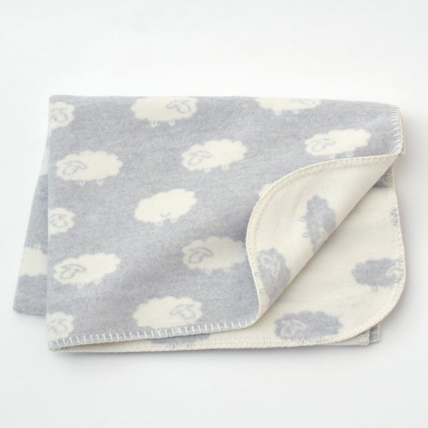 オーガニックコットン ふわふわひつじ柄クォーターケット