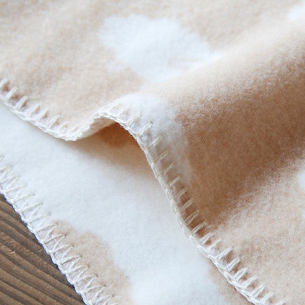 オーガニックコットン ふわふわひつじ柄クォーターケット