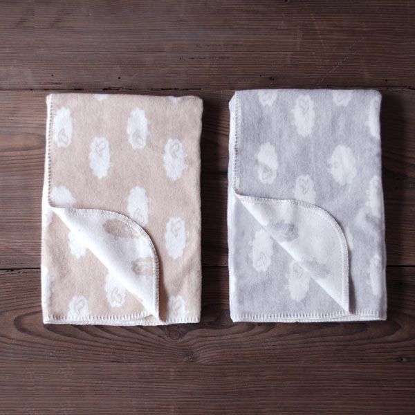 オーガニックコットン ふわふわひつじ柄クォーターケット