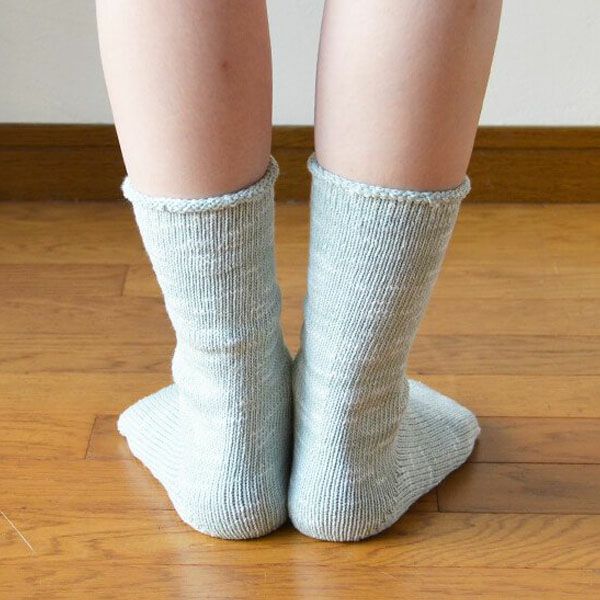 オーガニックコットン＆和紙シルク ソックス
