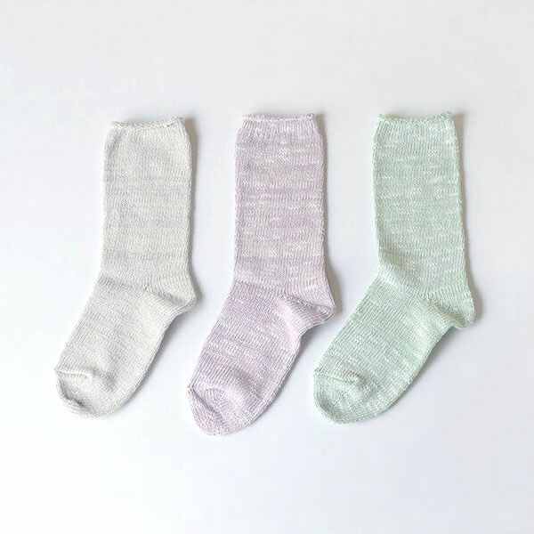 オーガニックコットン＆和紙シルク ソックス