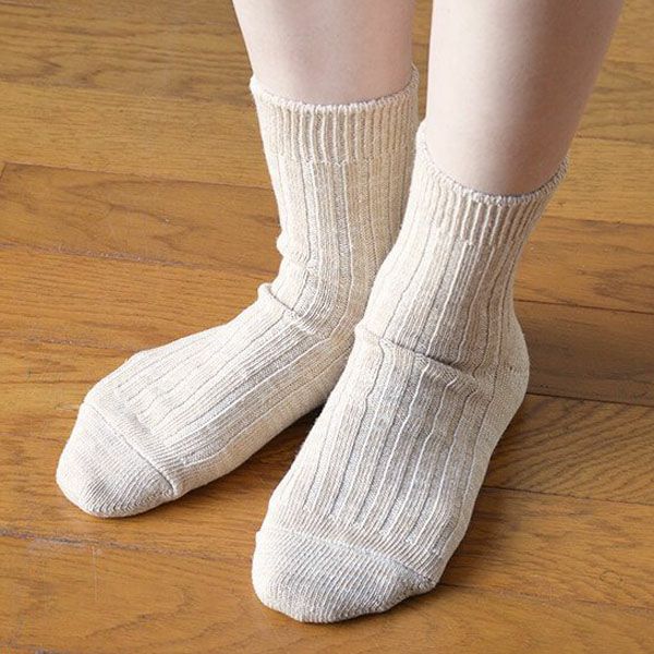 オーガニックコットン＆ヘンプ ショート丈ソックス