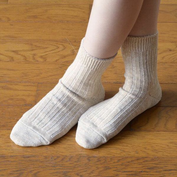 オーガニックコットン＆ヘンプ ショート丈ソックス