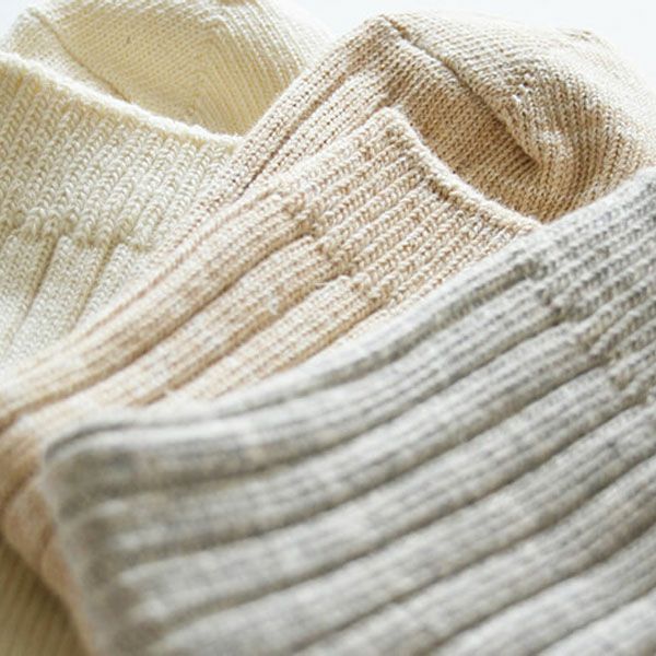 オーガニックコットン＆ヘンプ ショート丈ソックス