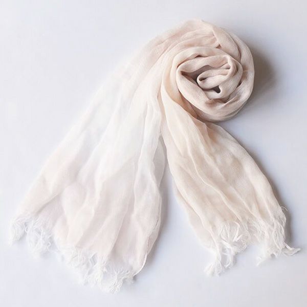 オーガニックコットン 播州織　グラデーションストール