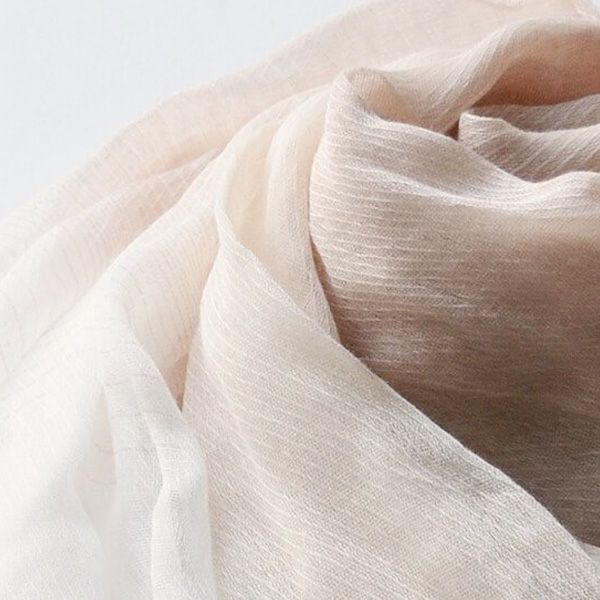 オーガニックコットン 播州織　グラデーションストール