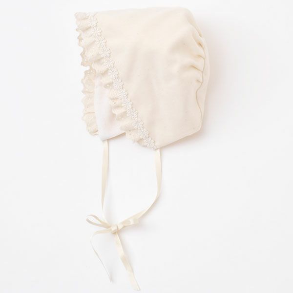 オーガニックコットン スムースフード付きドレスオール ナチュラル 50-70