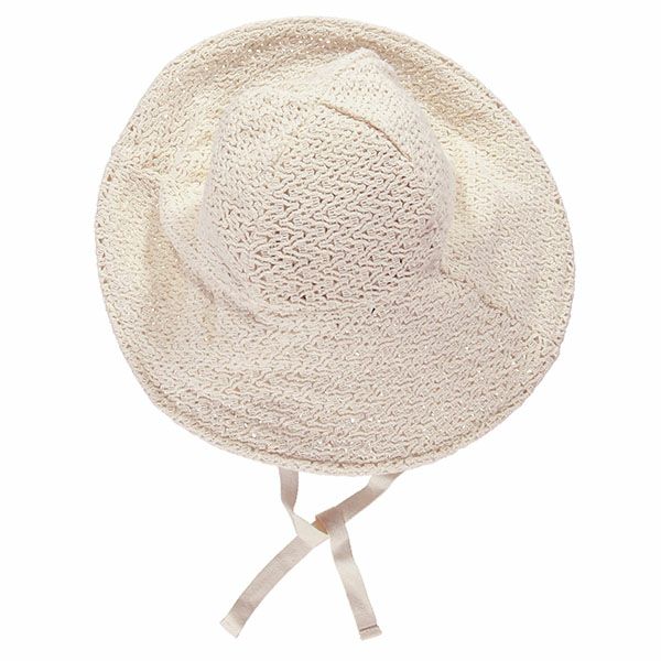 オーガニックコットン キッズサマーワイドハット Luna