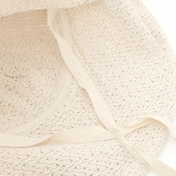 オーガニックコットン キッズサマーワイドハット Luna