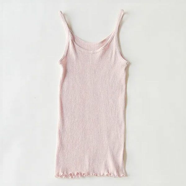 オーガニックコットン リブキャミソール