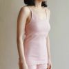 オーガニックコットン リブカップ付きキャミソール