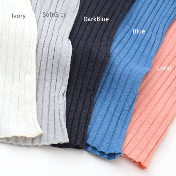 オーガニックコットン キッズリブレタスエッジTシャツ(半袖)