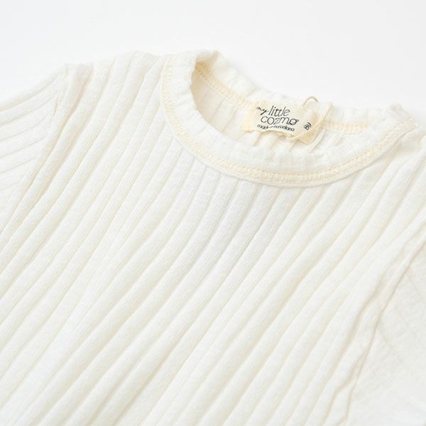 オーガニックコットン キッズリブレタスエッジTシャツ(半袖)