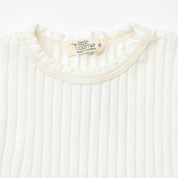 オーガニックコットン キッズリブレタスエッジTシャツ(半袖)